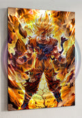 CUADRO DE ALUMINIO GOKU SSJ 2